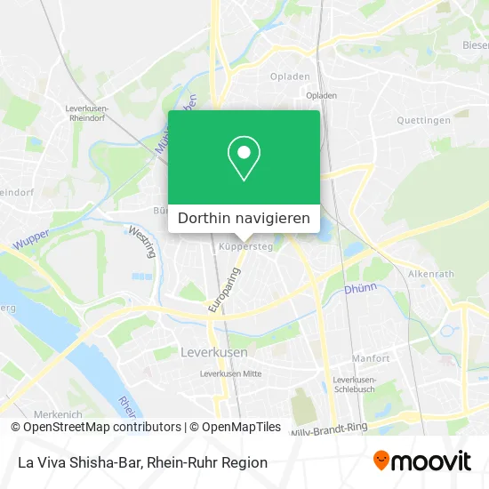 La Viva Shisha-Bar Karte