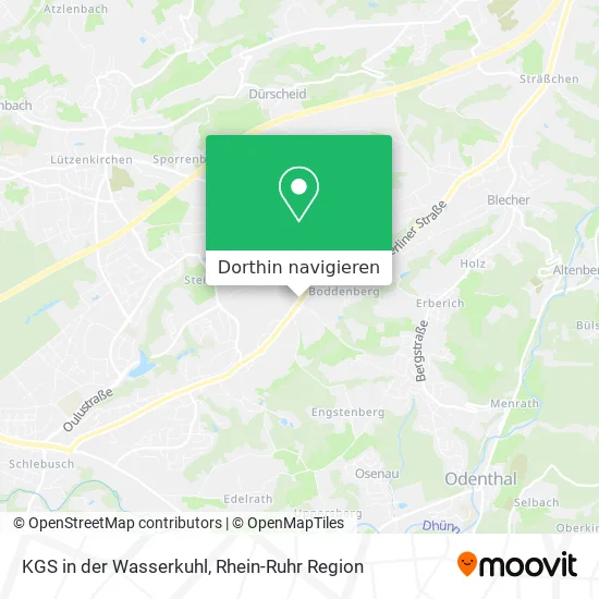 KGS in der Wasserkuhl Karte