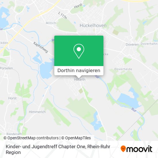 Kinder- und Jugendtreff Chapter One Karte