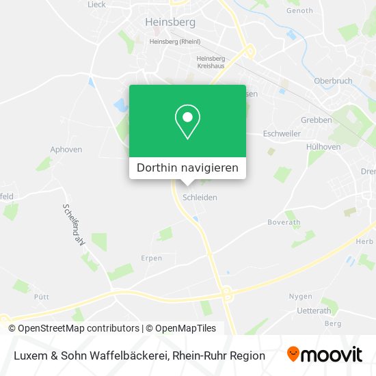 Luxem & Sohn Waffelbäckerei Karte