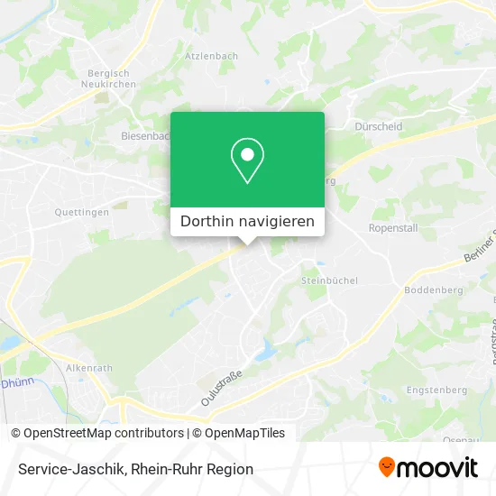 Service-Jaschik Karte