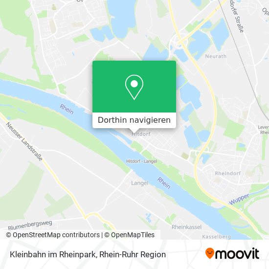 Kleinbahn im Rheinpark Karte
