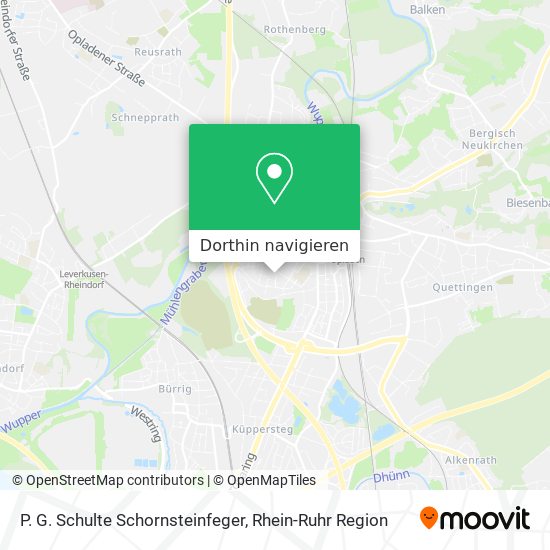 P. G. Schulte Schornsteinfeger Karte