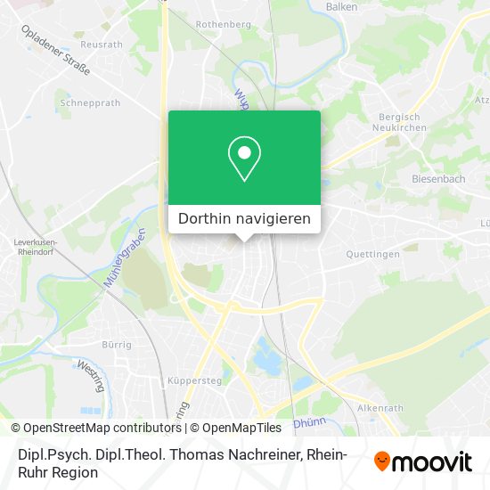 Dipl.Psych. Dipl.Theol. Thomas Nachreiner Karte