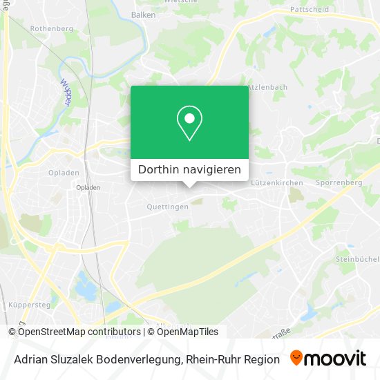 Adrian Sluzalek Bodenverlegung Karte