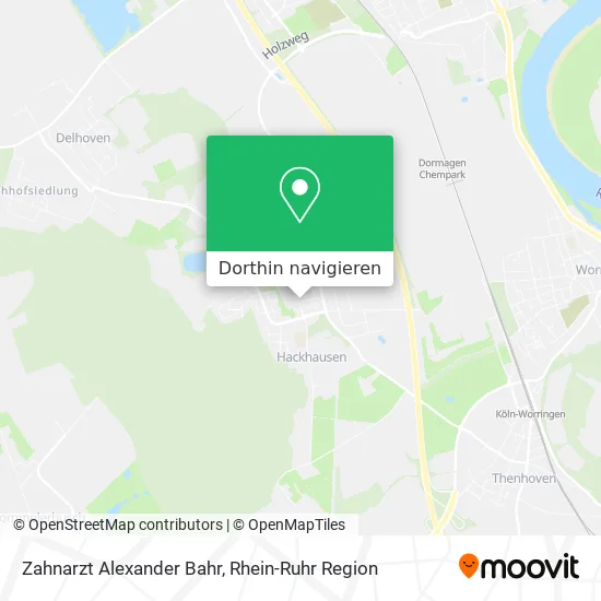 Zahnarzt Alexander Bahr Karte