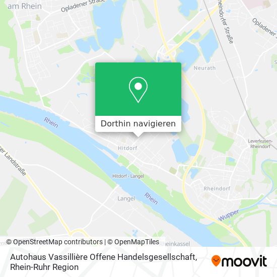 Autohaus Vassillière Offene Handelsgesellschaft Karte