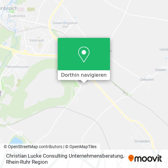 Christian Lucke Consulting Unternehmensberatung Karte