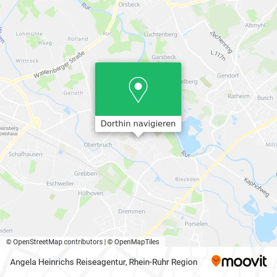 Angela Heinrichs Reiseagentur Karte