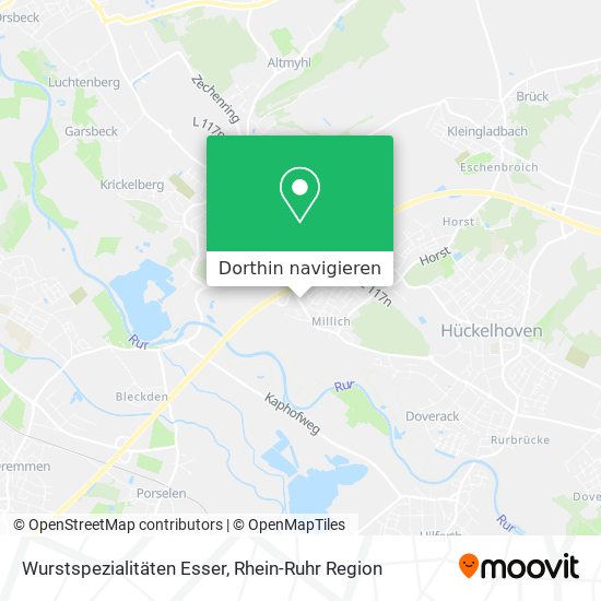 Wurstspezialitäten Esser Karte