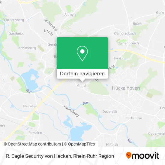 R. Eagle Security von Hecken Karte