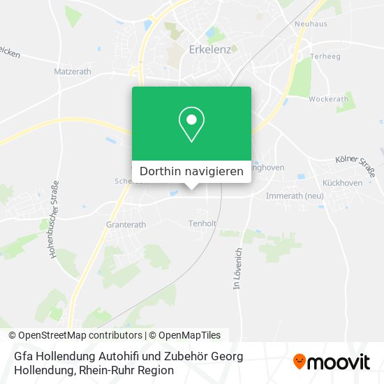 Gfa Hollendung Autohifi und Zubehör Georg Hollendung Karte