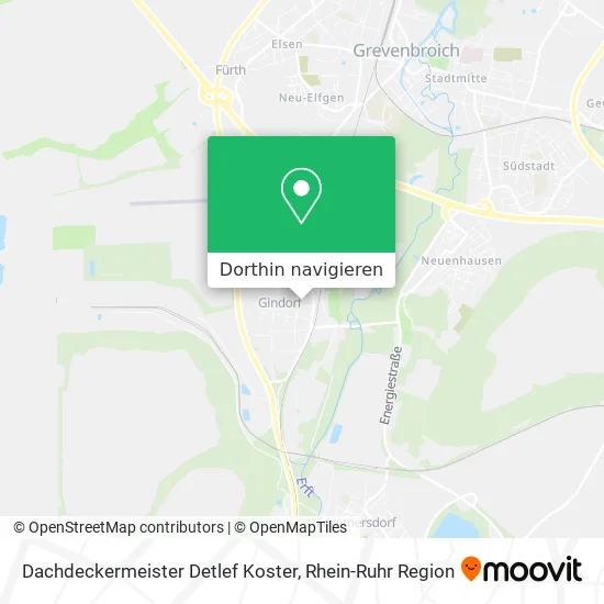 Dachdeckermeister Detlef Koster Karte