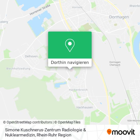 Simone Kuschnerus-Zentrum Radiologie & Nuklearmedizin Karte