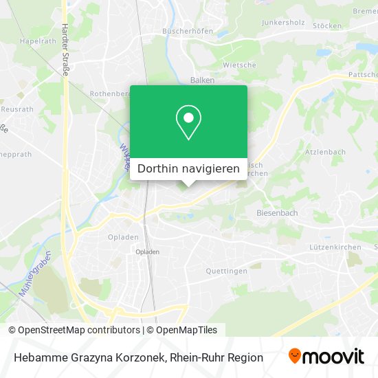 Hebamme Grazyna Korzonek Karte