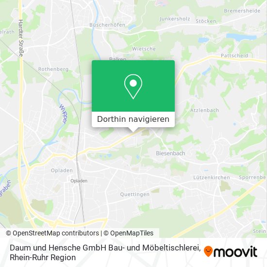 Daum und Hensche GmbH Bau- und Möbeltischlerei Karte