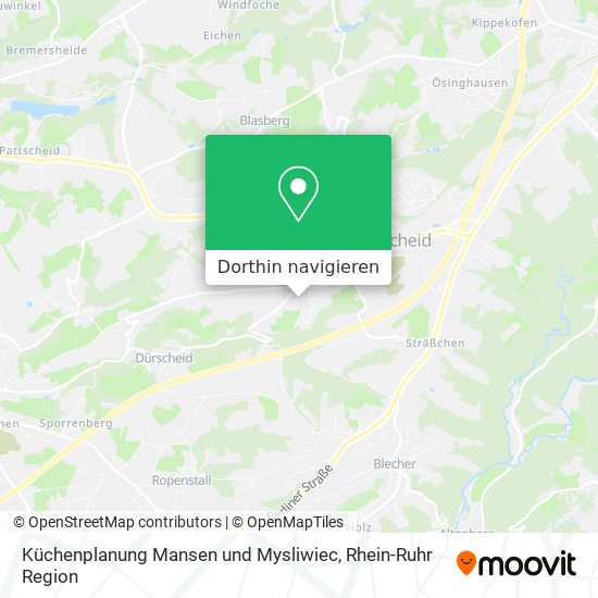 Küchenplanung Mansen und Mysliwiec Karte