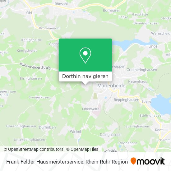 Frank Felder Hausmeisterservice Karte