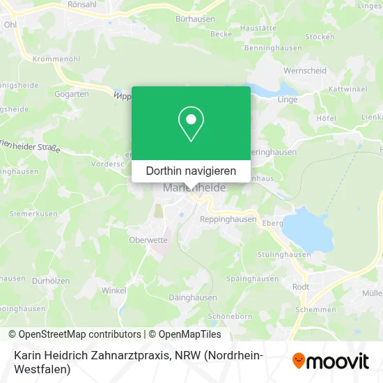 Karin Heidrich Zahnarztpraxis Karte