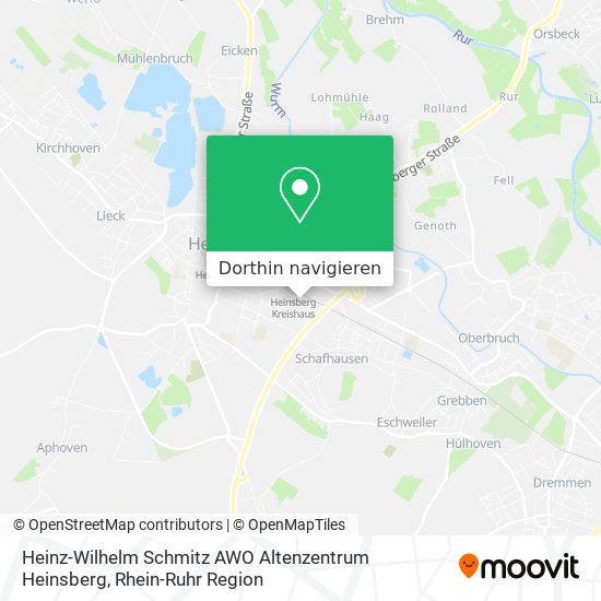 Heinz-Wilhelm Schmitz AWO Altenzentrum Heinsberg Karte