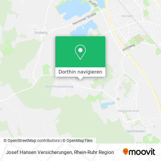 Josef Hansen Versicherungen Karte