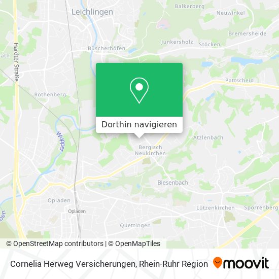 Cornelia Herweg Versicherungen Karte