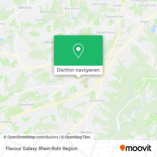 Flavour Galaxy Karte