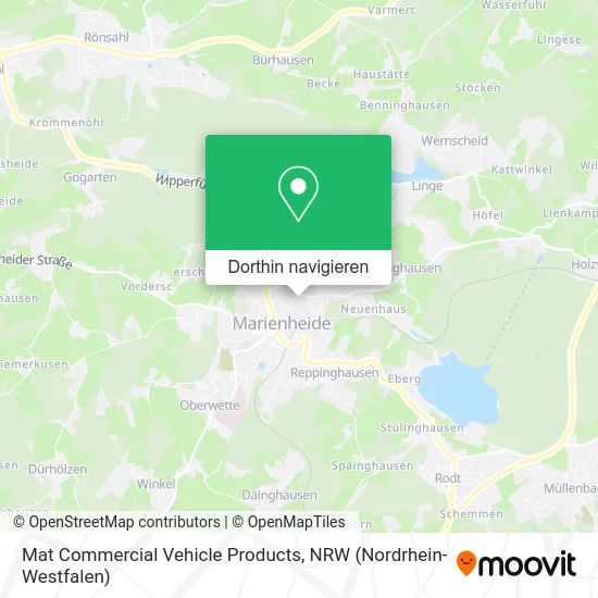 Mat Commercial Vehicle Products Karte