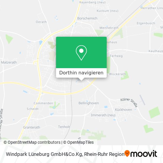 Windpark Lüneburg GmbH&Co.Kg Karte
