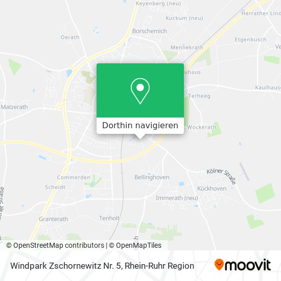 Windpark Zschornewitz Nr. 5 Karte