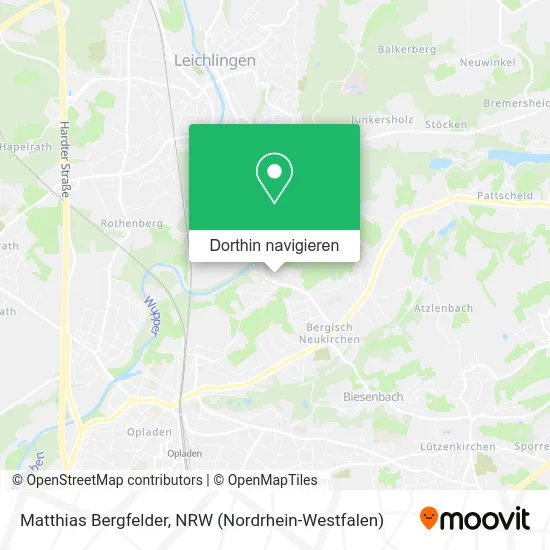 Matthias Bergfelder Karte