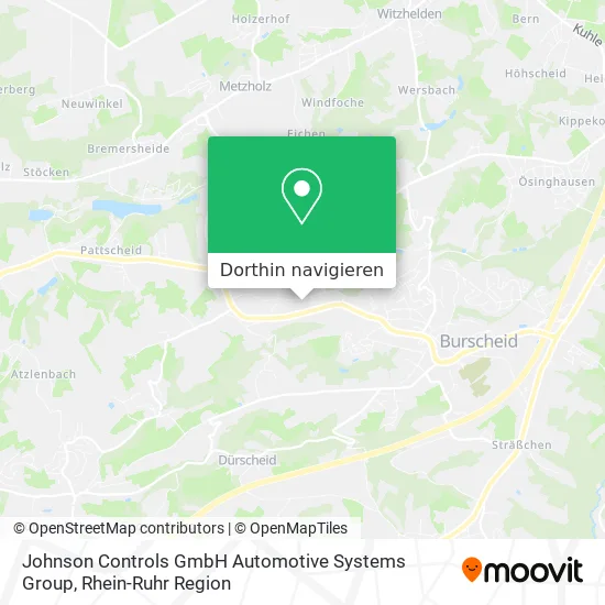 Johnson Controls GmbH Automotive Systems Group Karte