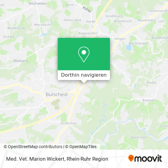 Med. Vet. Marion Wickert Karte