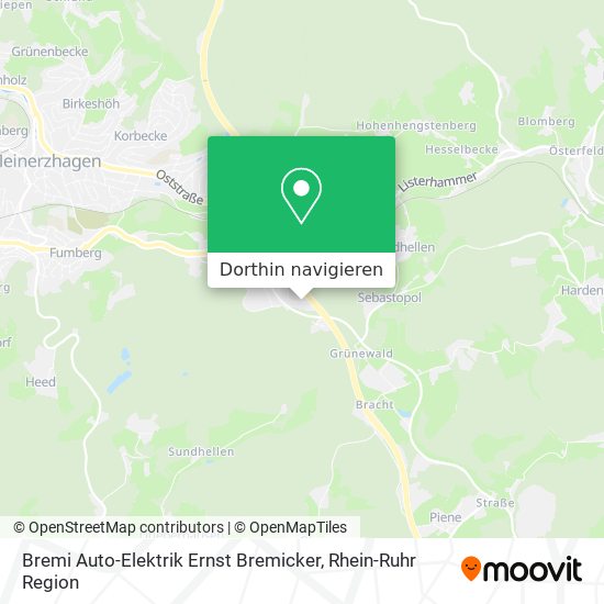 Bremi Auto-Elektrik Ernst Bremicker Karte