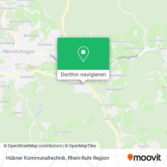 Hübner Kommunaltechnik Karte