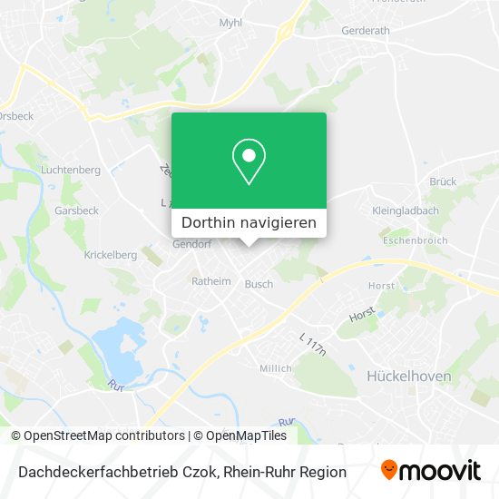 Dachdeckerfachbetrieb Czok Karte