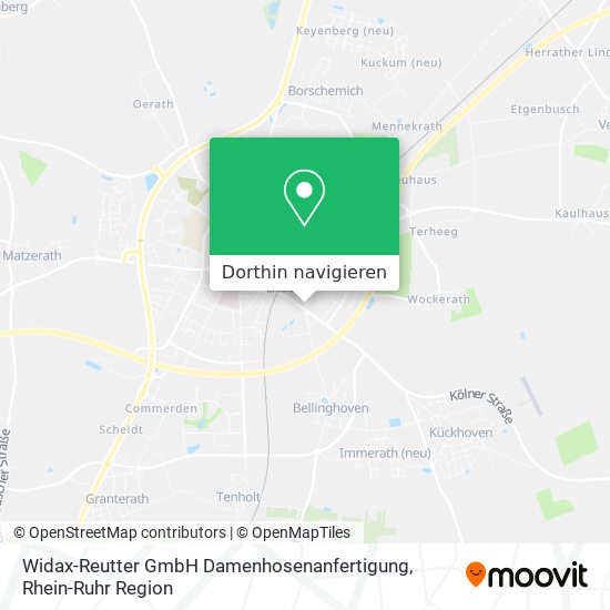 Widax-Reutter GmbH Damenhosenanfertigung Karte