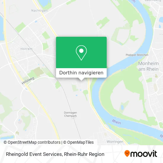 Rheingold Event Services Karte