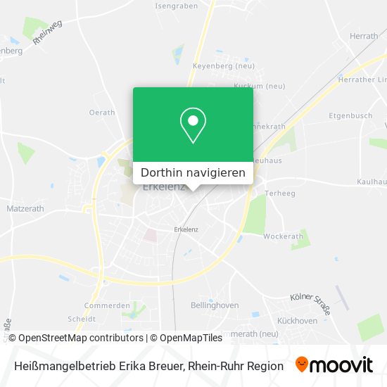 Heißmangelbetrieb Erika Breuer Karte