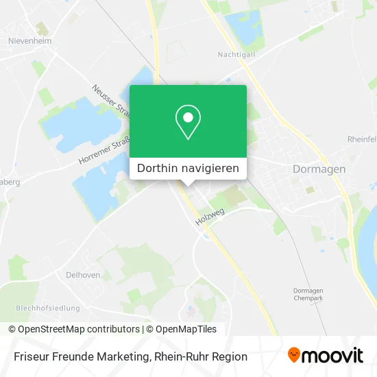 Friseur Freunde Marketing Karte