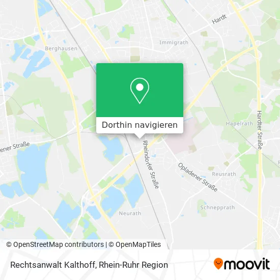 Rechtsanwalt Kalthoff Karte