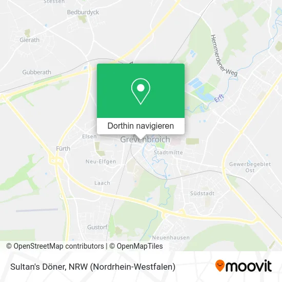 Sultan's Döner Karte