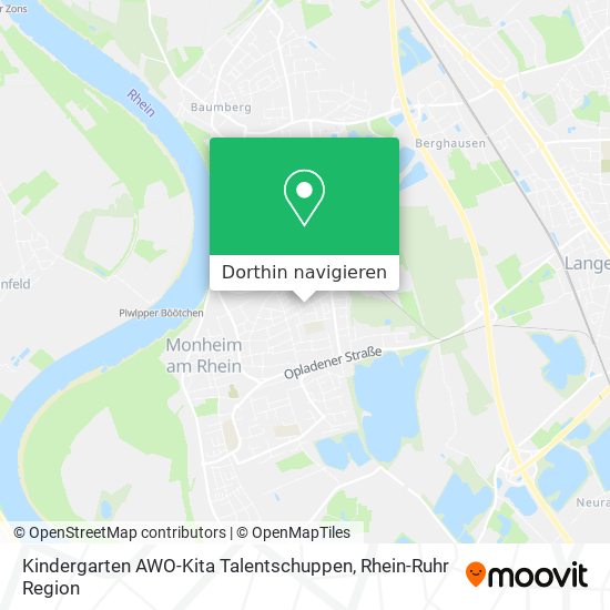 Kindergarten AWO-Kita Talentschuppen Karte