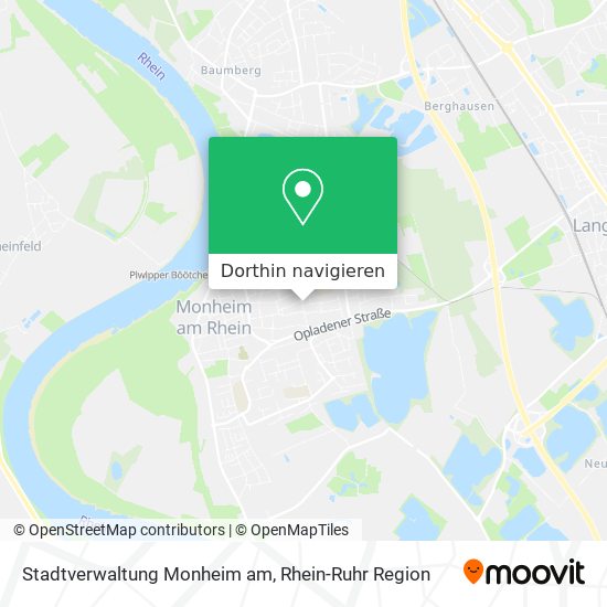 Stadtverwaltung Monheim am Karte