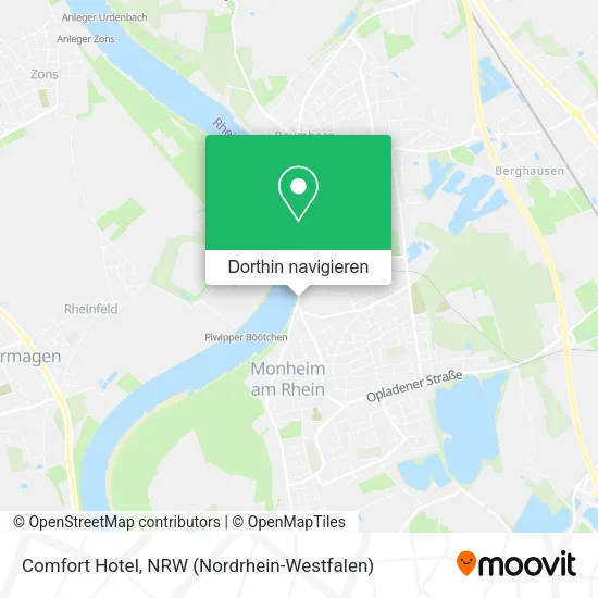 Comfort Hotel Karte