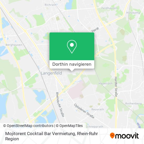 Mojitorent Cocktail Bar Vermietung Karte