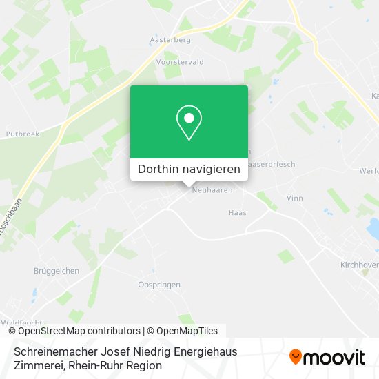 Schreinemacher Josef Niedrig Energiehaus Zimmerei Karte