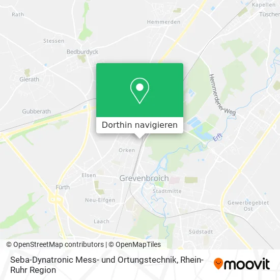 Seba-Dynatronic Mess- und Ortungstechnik Karte