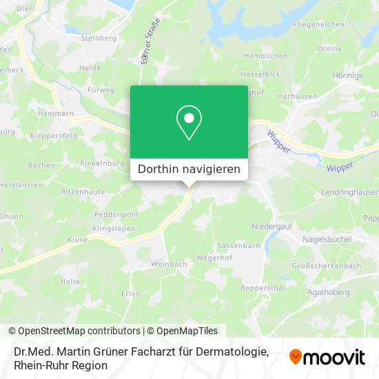 Dr.Med. Martin Grüner Facharzt für Dermatologie Karte