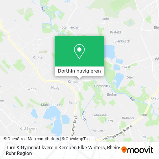 Turn & Gymnastikverein Kempen Elke Winters Karte